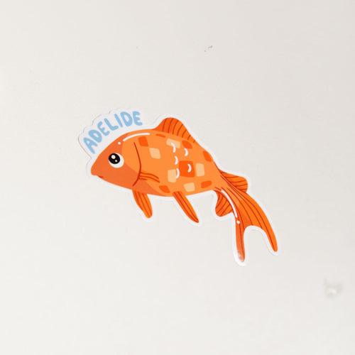 Disco Fish Vinyl Sticker image 0